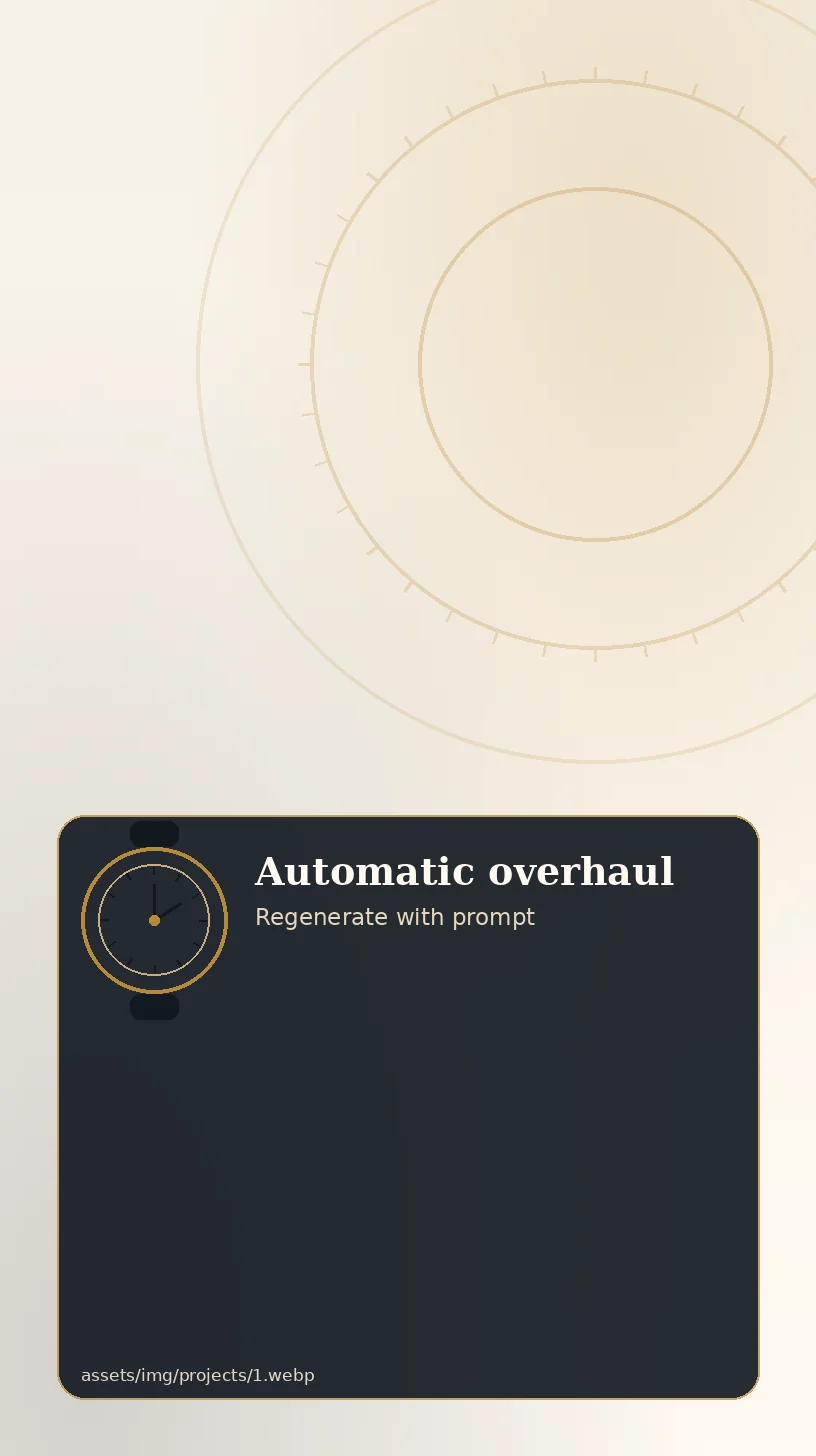 Automatic wristwatch movement being serviced with fine tools